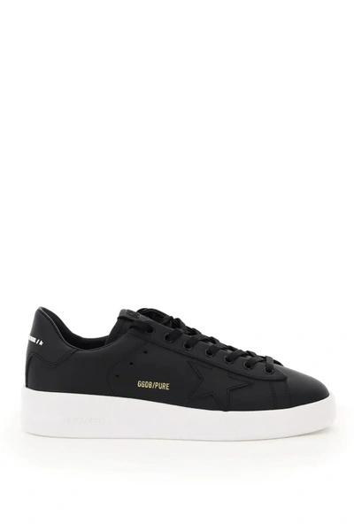 Shop Golden Goose Purestar Sneakers In Black