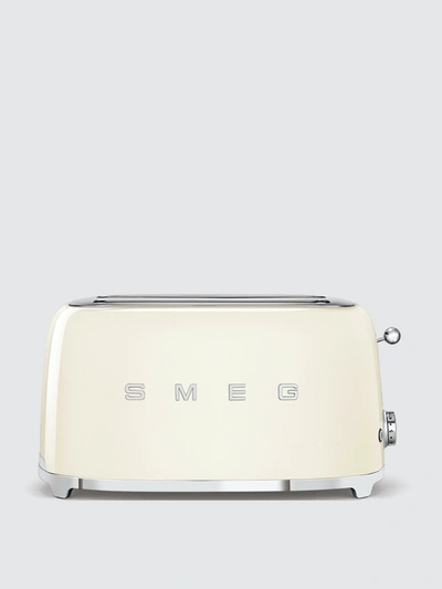 Shop Smeg - Verified Partner Smeg 4-slice Toaster In Cream