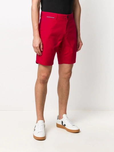 Shop Tommy Hilfiger Knee-length Shorts In Red