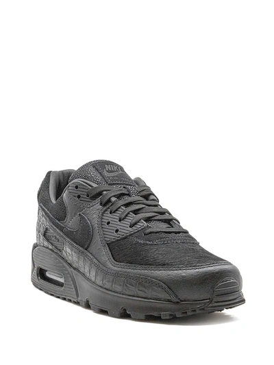Nike Air Max 90 "animal Pack" Sneakers In Black