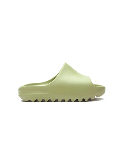 Adidas Originals Yeezy Slides In Green