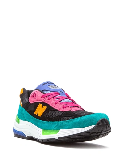 Shop New Balance M992re Sneakers In Black