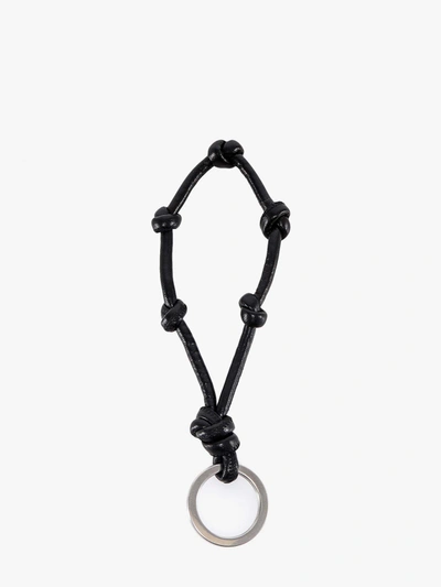 Shop Bottega Veneta Key Chain In Black