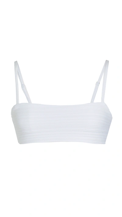 Shop Mara Hoffman Sia Bikini Top In White