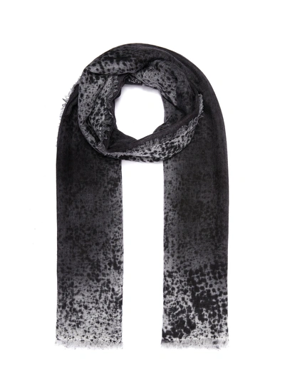 Shop Ama Pure 'infinity' Gradient Cashmere Scarf In Grey