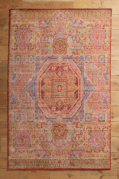 Shop Anthropologie Trudain Rug By  In Red Size 8 X 10