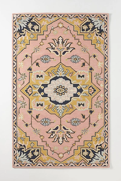 Shop Anthropologie Tufted Caro Rug By  In Pink Size 2 X 3