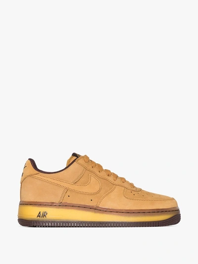 Shop Nike Yellow Air Force 1 Low Retro Sp Sneakers