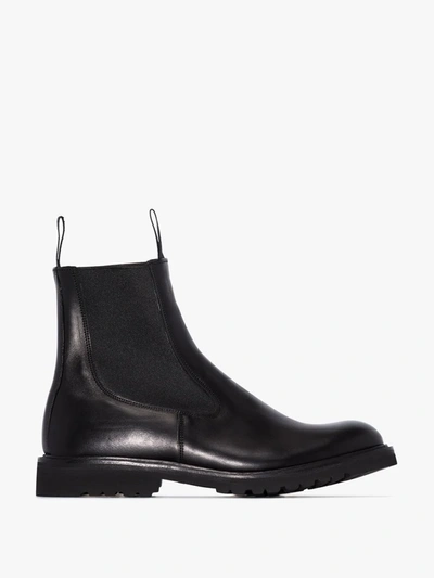 Tricker's Stephen Leather Chelsea-boots In Black