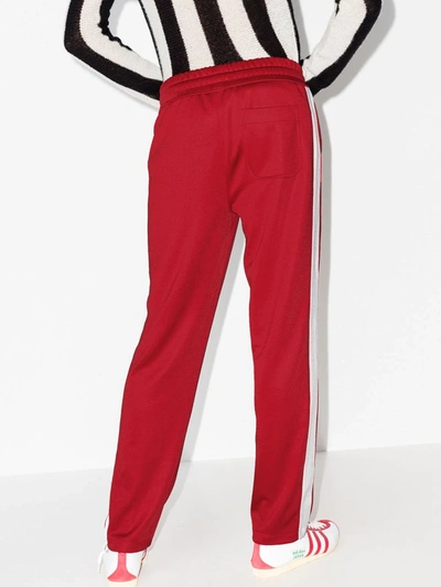 Shop Ami Alexandre Mattiussi Side Stripe Track Pants In Red