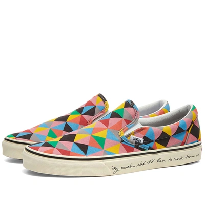 Shop Vans X Moma Ua Classic Slip-on In Multi