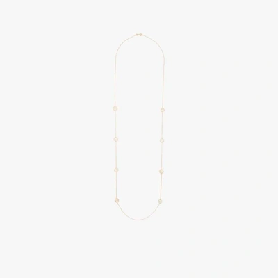 Shop Tory Burch Gold Tone Miller Crystal Charm Necklace