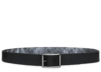 Louis Vuitton Reverso Reversible Belt Monogram Galaxy 40mm Black Multicolor  in Coated Canvas with Silver-tone - US