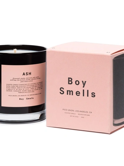 Shop Boy Smells Ash Scented Candle (240g) In Black