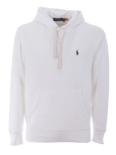 Shop Polo Ralph Lauren Fleece In Bianco