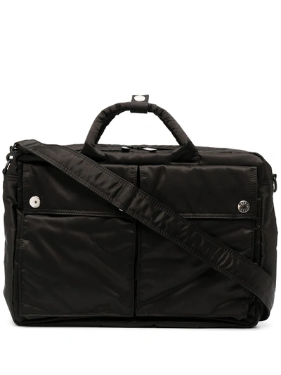 Shop Porter-yoshida & Co Two-way Briefcase In Black