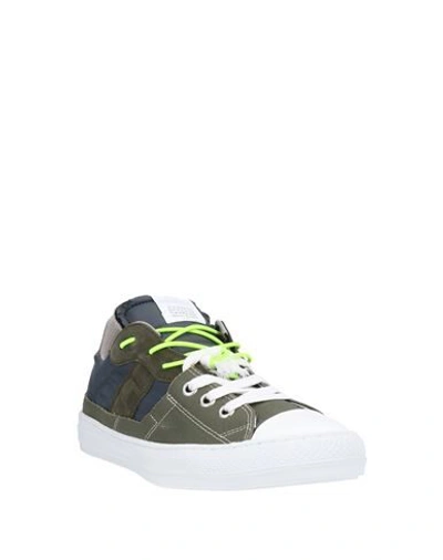 Shop Maison Margiela Sneakers In Military Green