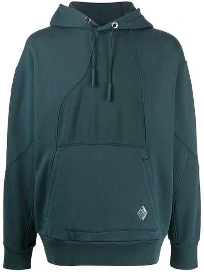 Shop A-cold-wall* Embroidered Logo Hoodie In Green