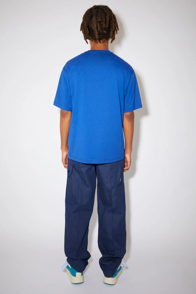 Shop Acne Studios Relaxed Fit T-shirt Electric Blue