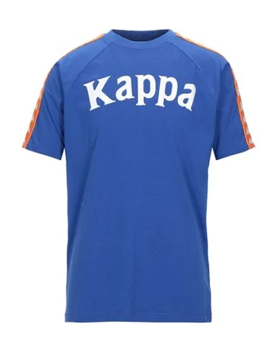 Shop Kappa Man T-shirt Blue Size Xl Cotton