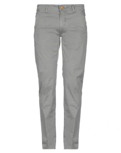 Shop Barba Napoli Pants In Grey