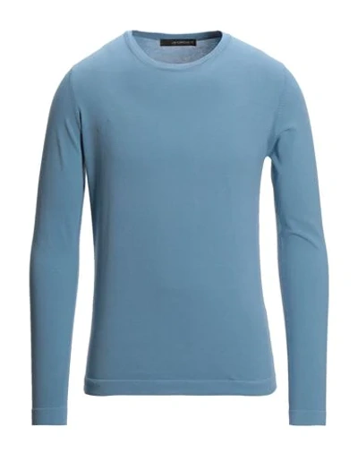 Shop Jeordie's Sweaters In Sky Blue