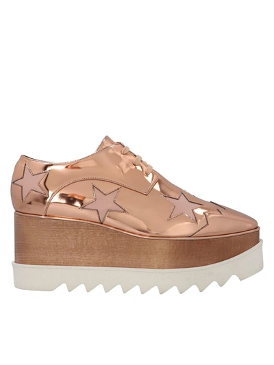 Shop Stella Mccartney Elyse Star Shoes In Copper Color In Pink