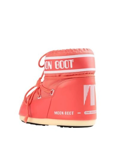 Shop Moon Boot Ankle Boots In Coral