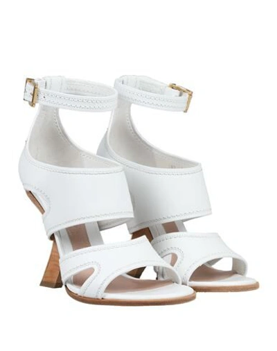 Shop Alexander Mcqueen Woman Mules & Clogs White Size 7 Soft Leather