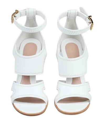 Shop Alexander Mcqueen Woman Mules & Clogs White Size 8 Soft Leather