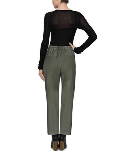 Shop Myths Casual Pants In Military Green