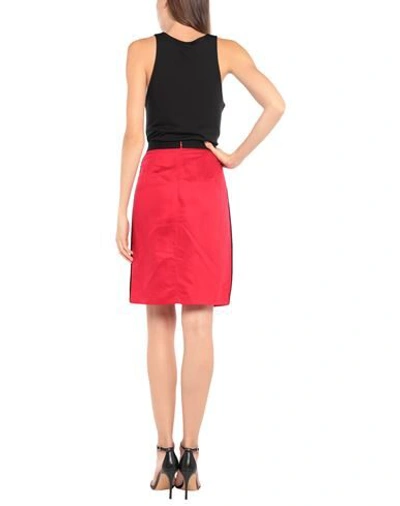 Shop 8pm Woman Mini Skirt Red Size Xs Viscose, Linen