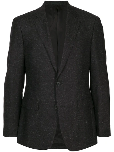 Shop Kent & Curwen Single-breasted Fitted Blazer In Grey