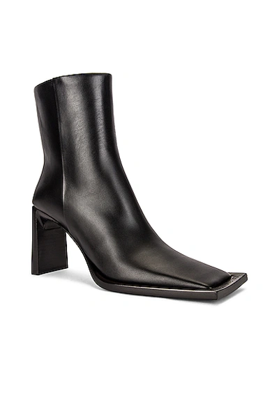 Shop Balenciaga Flat Booties In Black