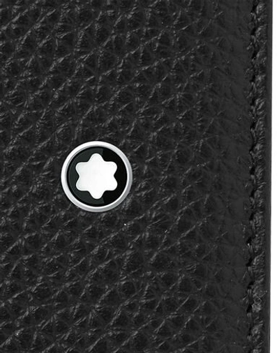 Shop Montblanc Meisterstück Soft Grain Wallet 12cc Zip Around Man Wallet Black Size - Cowhide