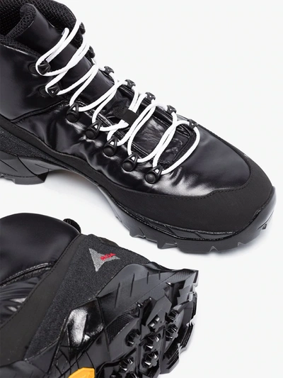 Shop Roa Lakke Andreas Leather Boots In Black