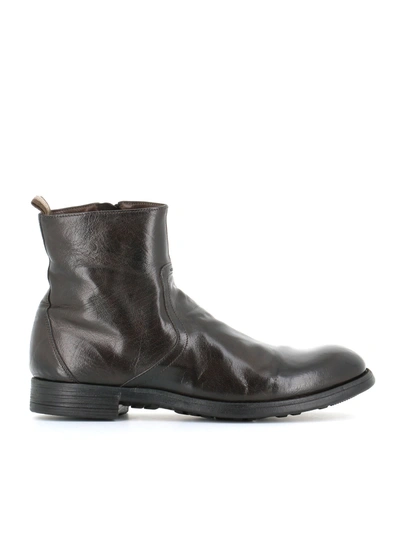 Shop Officine Creative Ankle Boot Chronicle/009 In Dark Brown
