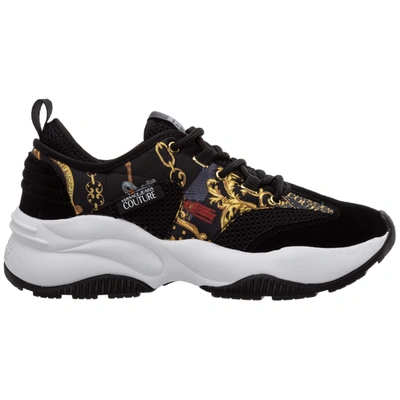 Shop Versace Jeans Couture Extreme Sneakers In Nero