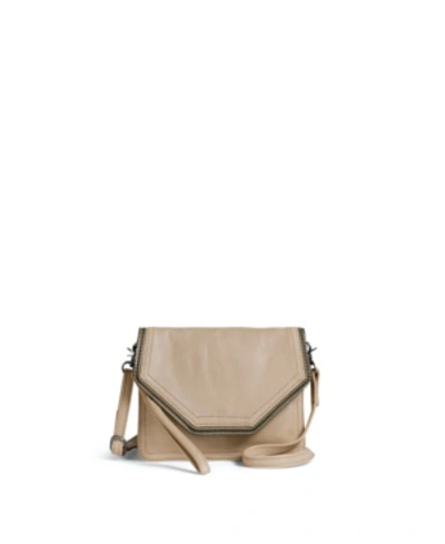 Shop Day & Mood Halo Leather Multi Crossbody Wallet In Almond