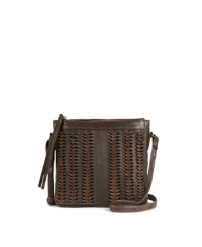 Shop Day & Mood Hope Leather Crossbody In Chocolate
