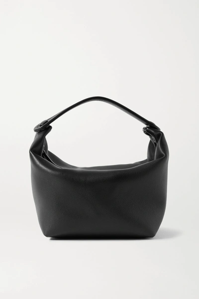 Shop The Row Les Bains Mini Leather Tote In Black