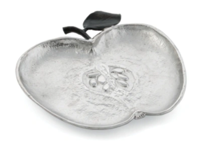 Michael Aram Apple Plate In Silver