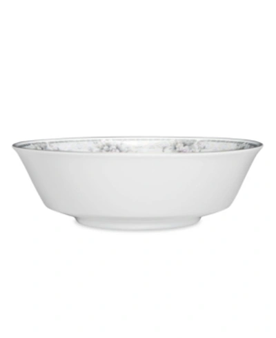 Noritake Sweet Leilani Large Round Vegetable 40 Oz. In Silver