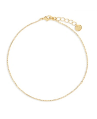 Shop Brook & York Carly Chain Anklet In Gold-tone
