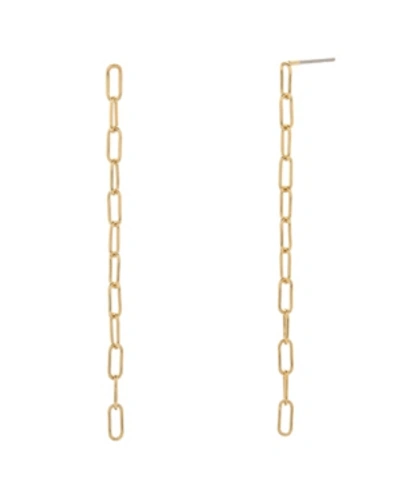 Shop Brook & York Colette Mini Chain Earrings In Gold-tone