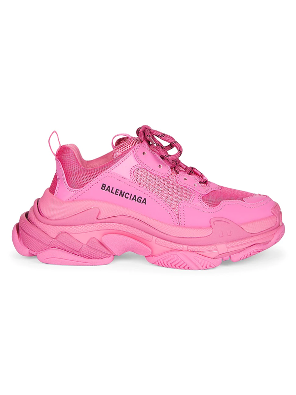 Balenciaga Women's Triple S Chunky Sneakers In Rose | ModeSens