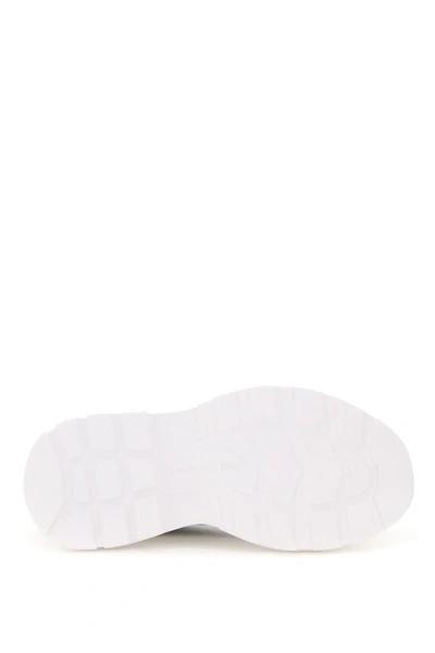 Alexander Mcqueen Smooth Sneakers With 45mm Thread In Black