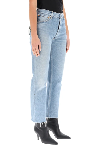 Shop Re/done High Waist Jeans In Blue