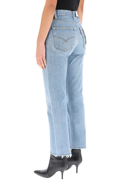 Shop Re/done High Waist Jeans In Blue