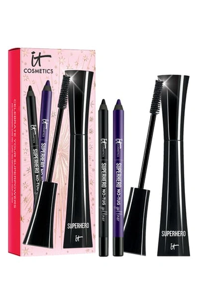 Shop It Cosmetics Celebrate Your Superpowers Eye Set In Black